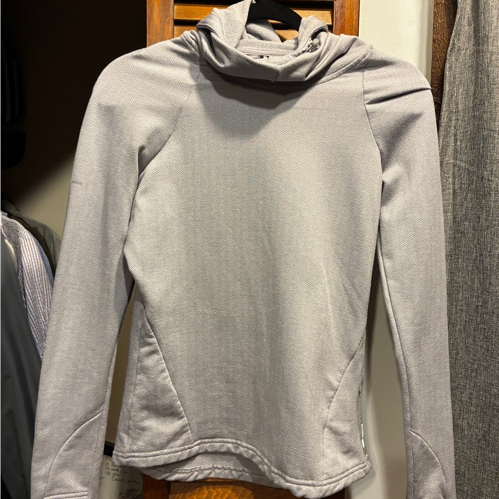 Mondetta Light Gray Women's Cowl Neck Sweater